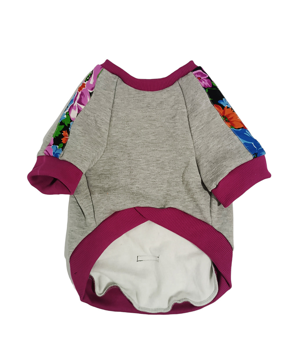 Sudadera franjas flores KUMMPA