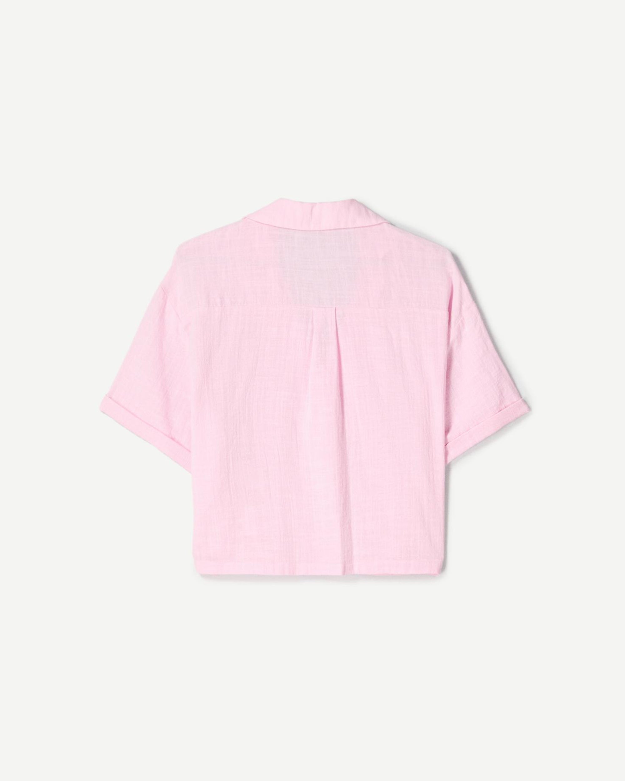 Camisa manga corta rústica