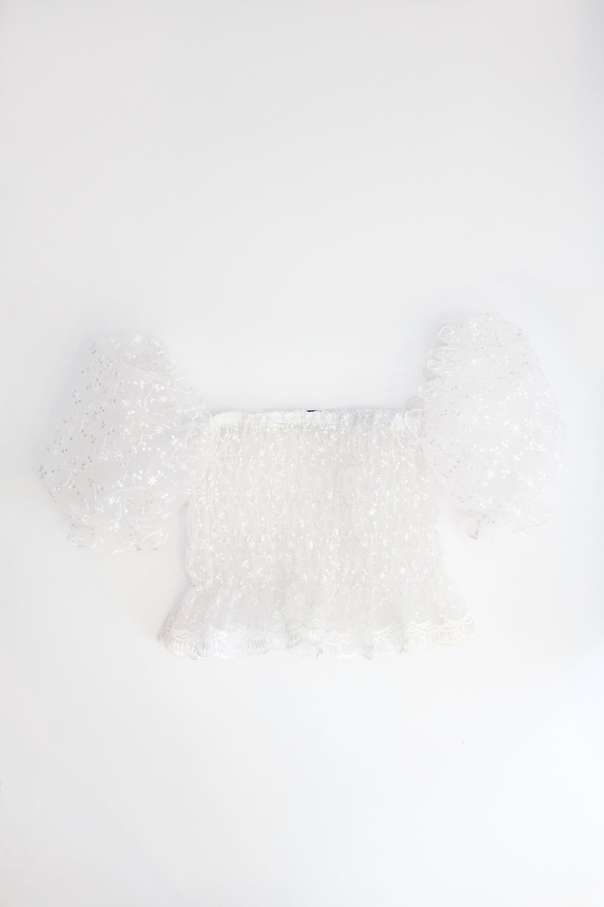 White peasant blouse