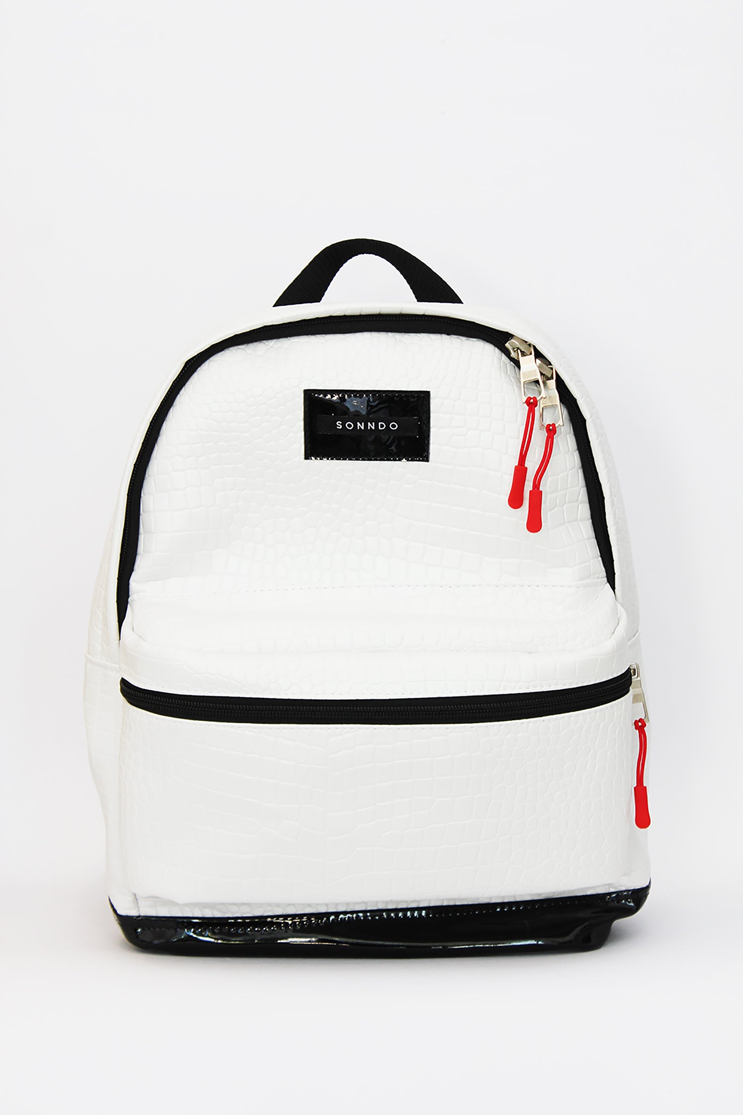 Mochila blanca textura