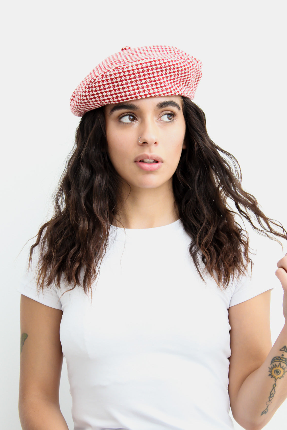 Boina roja pata de gallo