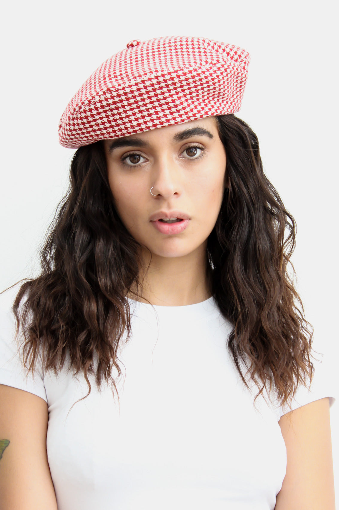 Boina roja pata de gallo