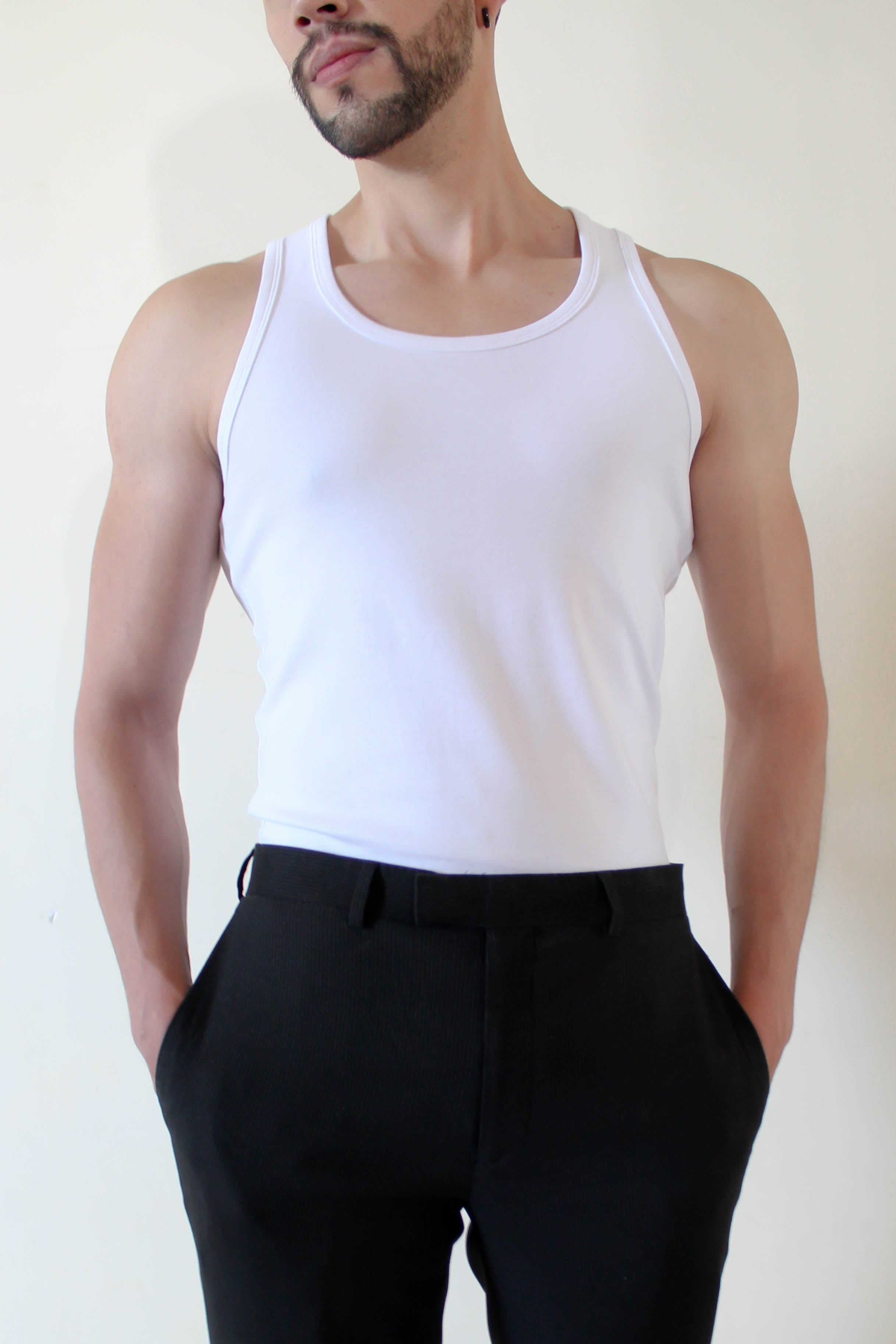 Pack 2 camiseta tirantes slim fit