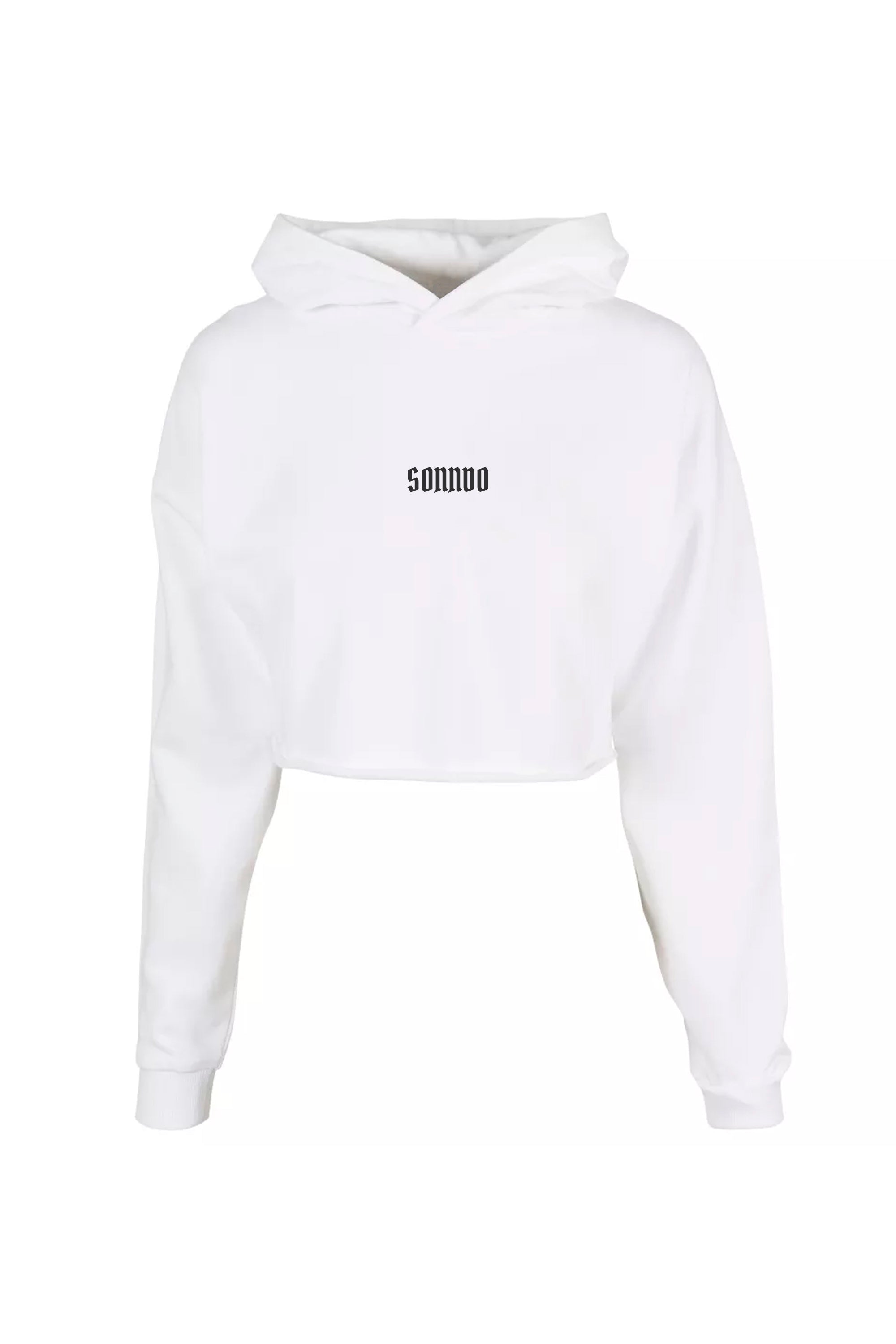 Sudadera cropped oversize