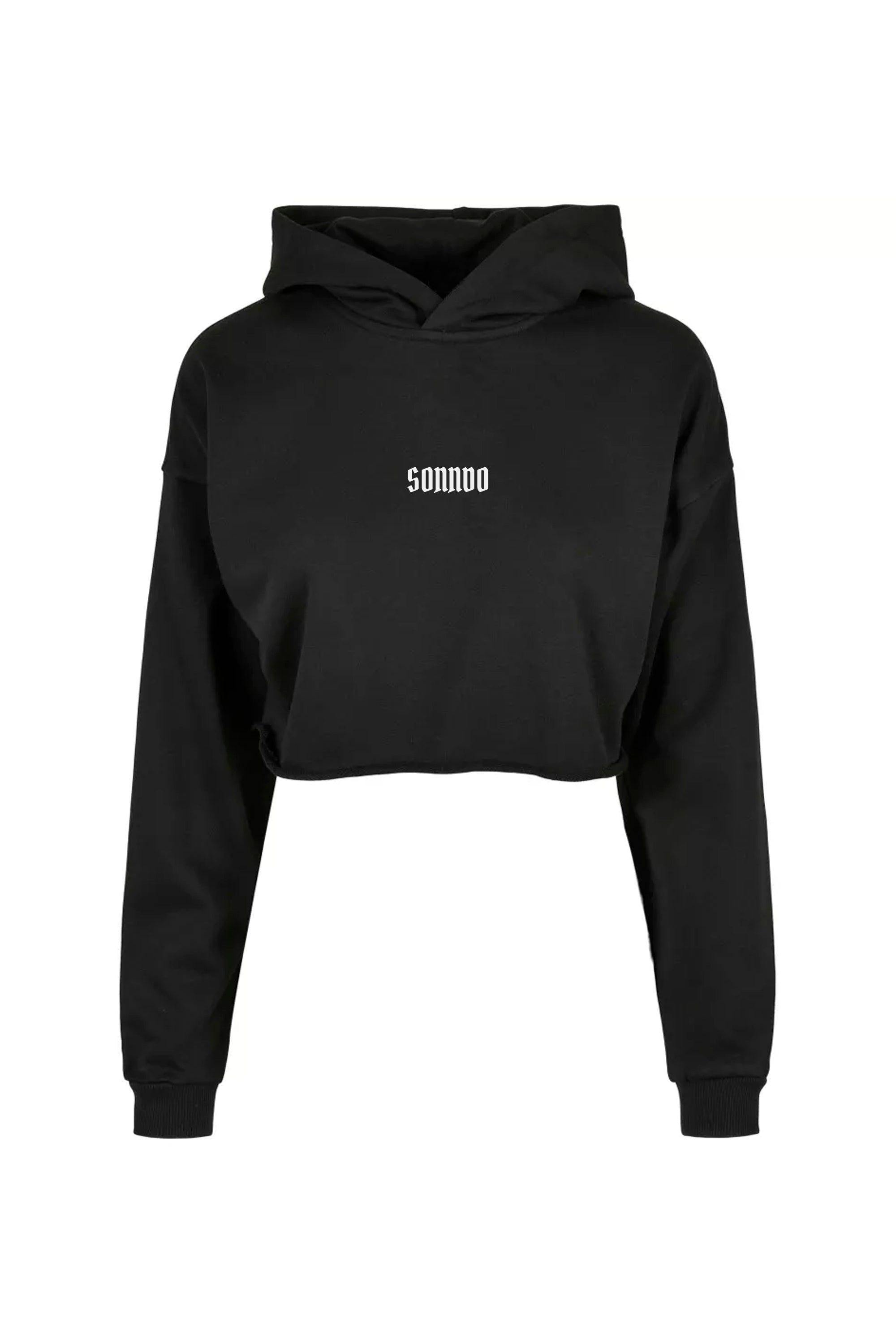 Sudadera cropped oversize