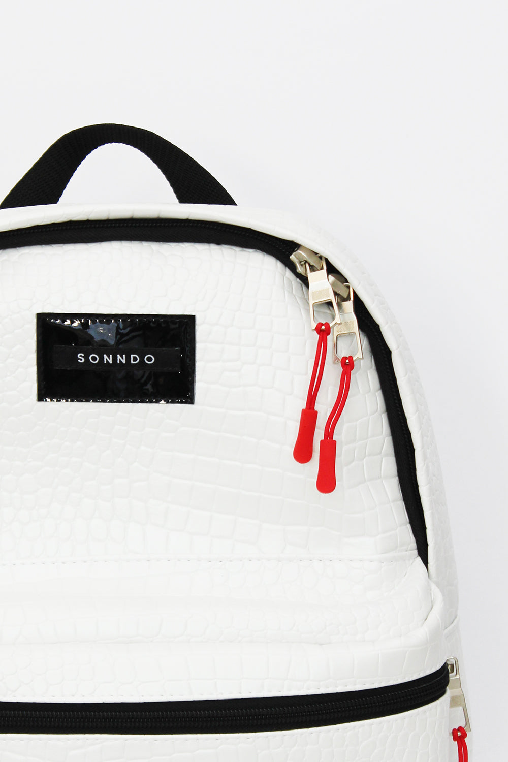 Mochila blanca textura