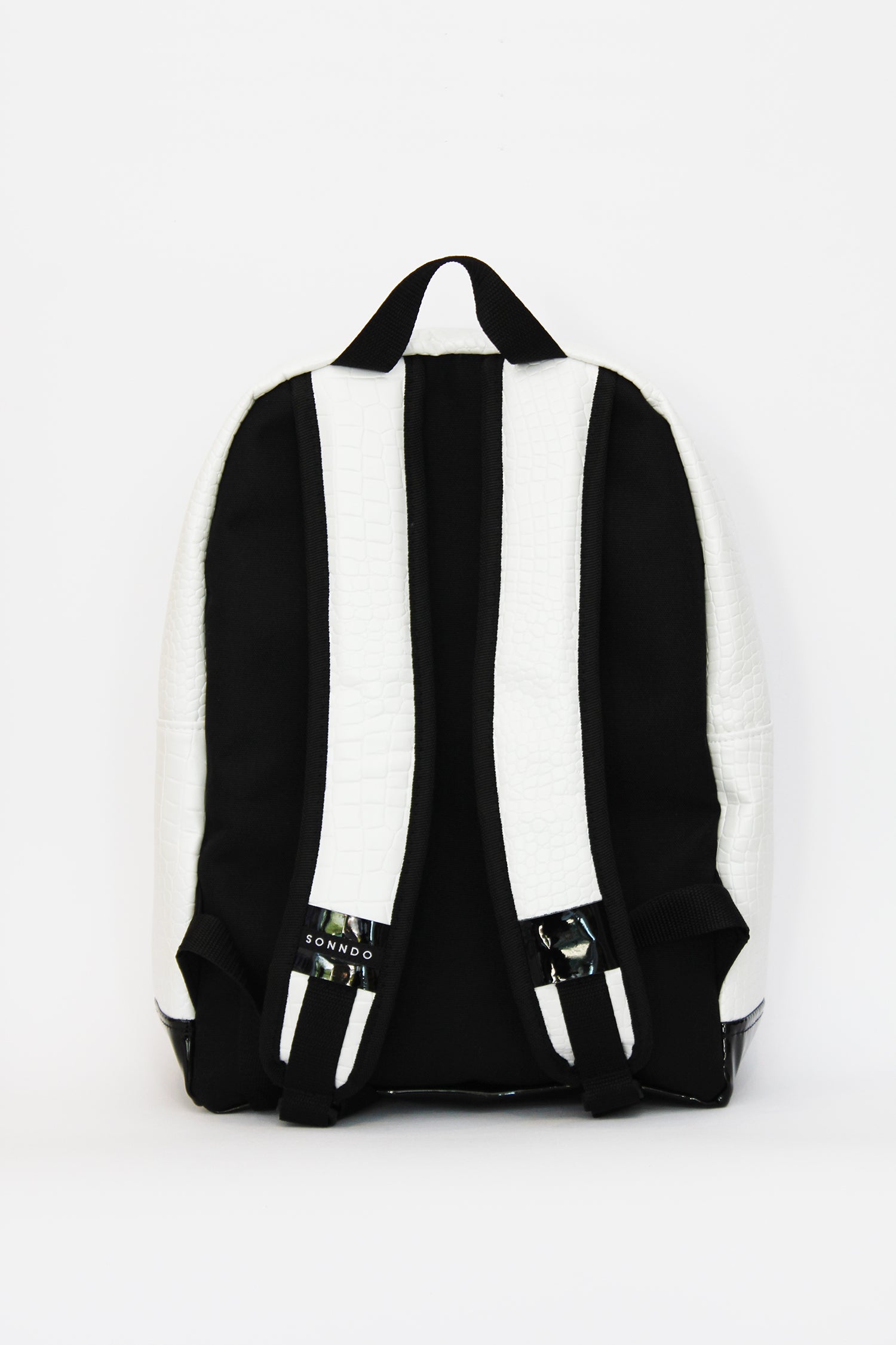 Mochila blanca textura