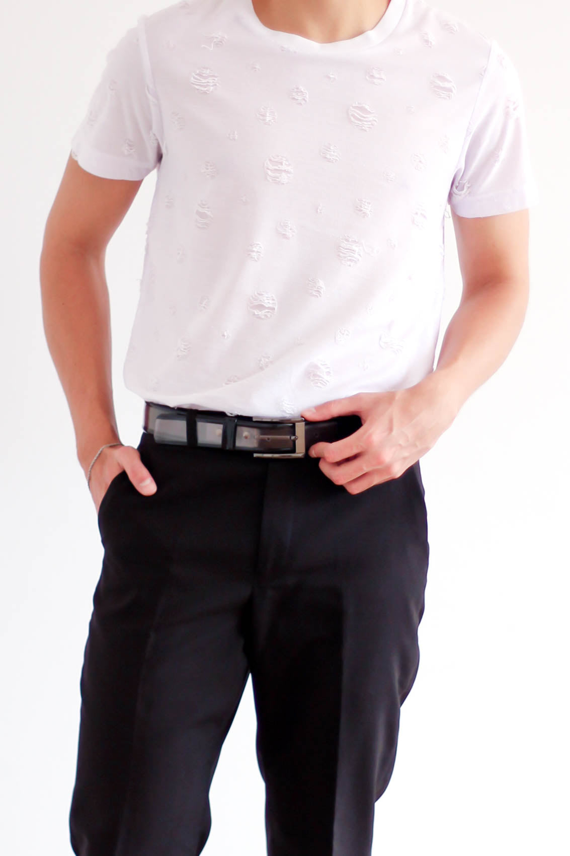 Cinturón trasparente