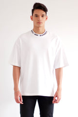 Camiseta oversize blanco