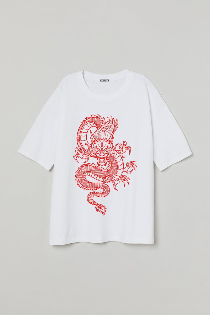Camiseta oversize dragon